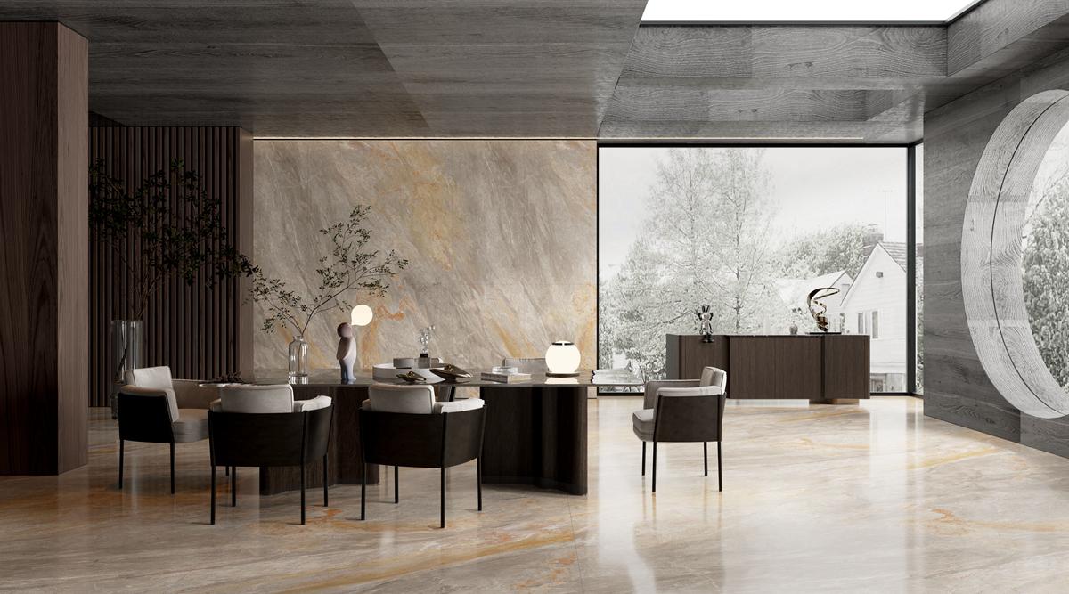 新品推介丨能強900×1800mm現(xiàn)代瓷磚，盡顯空間奢華格調(diào)