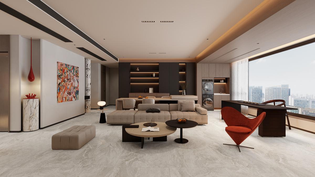 步步生金的星河空間，解鎖能強瓷磚彩晶工藝！