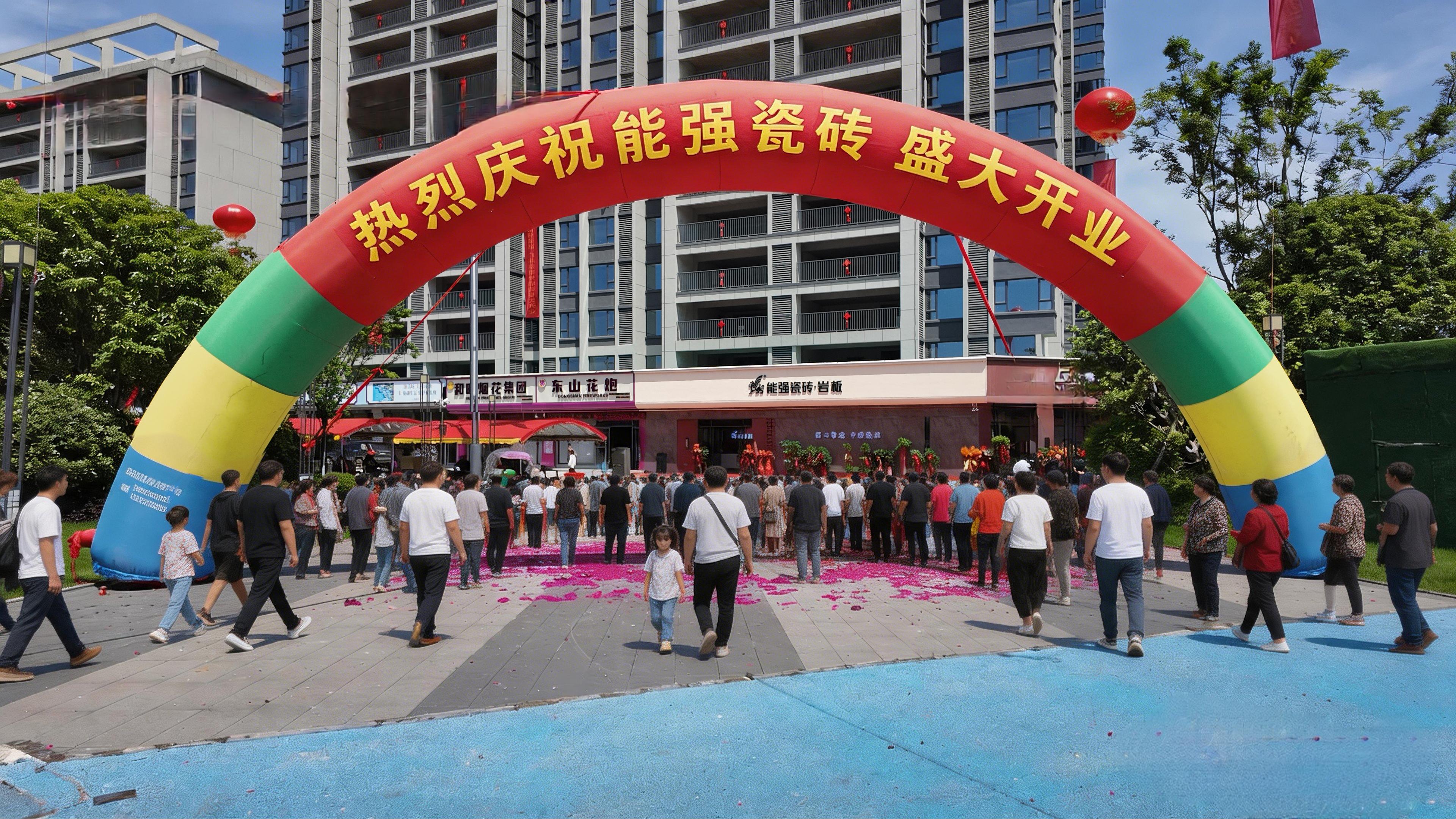 盛大開業(yè)｜能強(qiáng)瓷磚上栗旗艦店，上栗質(zhì)感人居新地標(biāo)
